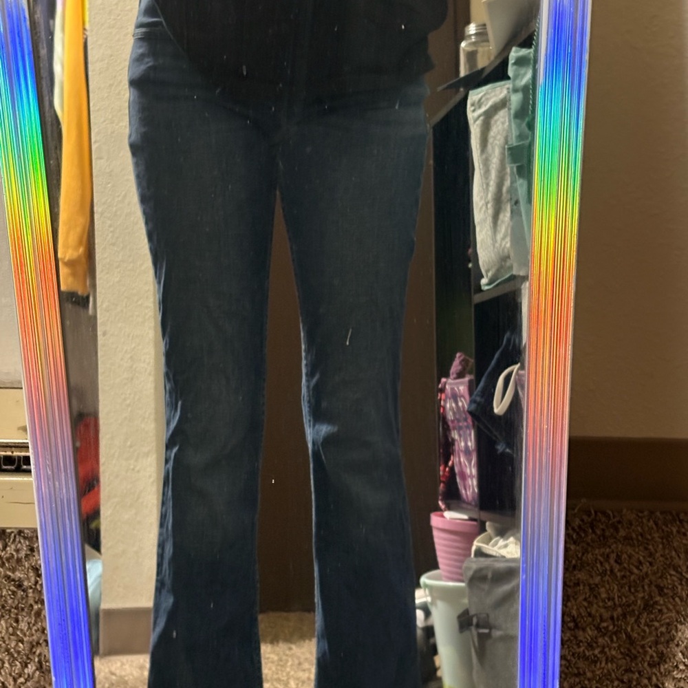 Levi's Blue Flare Wide Leg Jeans